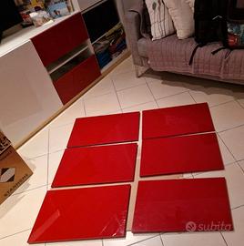 Ante ikea rosso lucido