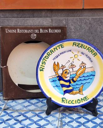 Piatto del Buon Ricordo Ristorante Azzurra (Riccio