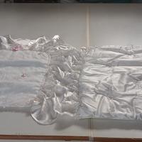 n°2 copertine per carrozzina i raso e organza