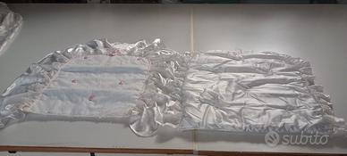 n°2 copertine per carrozzina i raso e organza