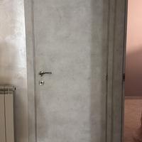 Porta interna effetto cemento LeroyMerlin completa