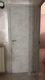 Porta interna effetto cemento LeroyMerlin completa