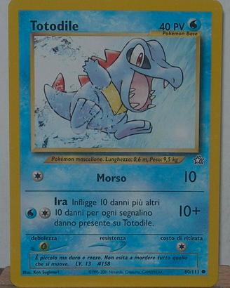Carta Pokèmon - Creatura - Totodile