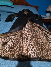 cappotto lungo in morbida pelle