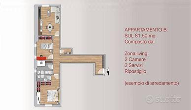 Appartamento di 83 m² con 3 locali a Firenze