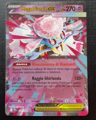 CARTA POKEMON MEGA DIANCE EX DOPPIA RARA