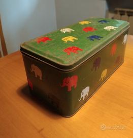 Vegni - Futurismo - Scatola in latta con elefantin