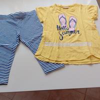 completo bambina maglia + pantalone Brums 6 anni
