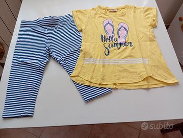 completo bambina maglia + pantalone Brums 6 anni