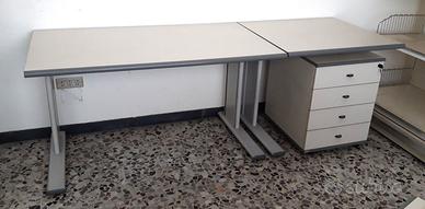 Scrivanie Buffetti con cassettiera