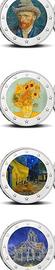 Collezionedi 8 monete serie  "Van Gogh" Olanda