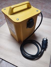 Trasformatore di sicurezza 230Vac 16A