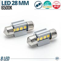 Lampadine LED SILURO 28mm C5W C10W CANbus 6500K