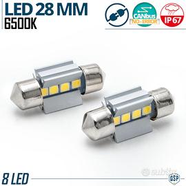 Lampadine LED SILURO 28mm C5W C10W CANbus 6500K