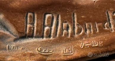 Piatti bassorilievo in lamina argento 925