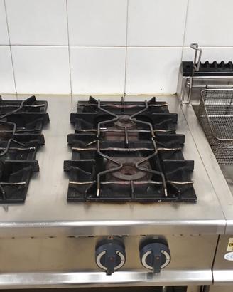 cucina a gas inox