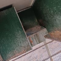Gabbia doppio scomparto per lepri o conigli