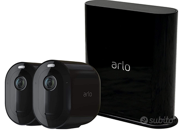 Arlo Pro 3 - kit base con 2 telecamere 2K HD -NERO