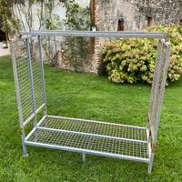 Porta legna o altro in metallo verniciato