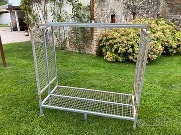 Porta legna o altro in metallo verniciato