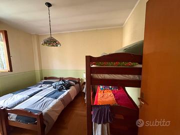 Letto castello legno massello