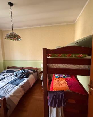 Letto castello legno massello