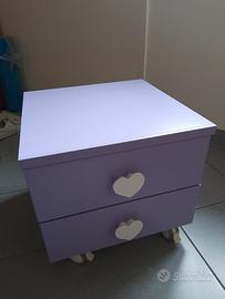 Comodino per cameretta bambina