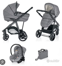 Trio passeggino completo BREVI OVO PREMIUM + STAND