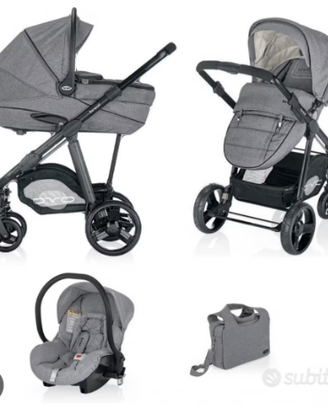 Trio passeggino completo BREVI OVO PREMIUM + STAND