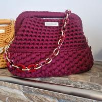 Borsa uncinetto clutch bag