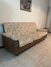 divano+ letto singolo tre posti 