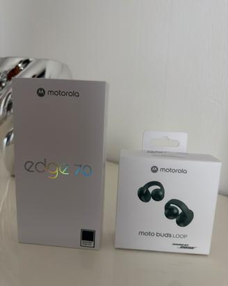 Motorola EDGE 70 + Moto Buds Loop