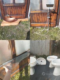 wc bidet lavandino specchi tappeto macchina x past