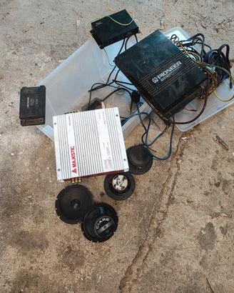 materiale stereo car auto