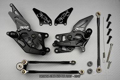 Pedane arretrate HONDA CBR 600 RR 2007 2017 2013