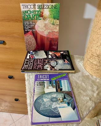 N. 12 riviste  Tricot uncinetto Vintage