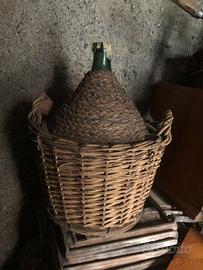 damigiana impagliata-vintage