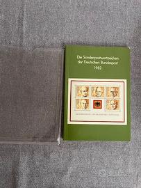 Libretto francobolli Germania+Berlino 1982