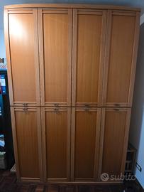 Armadio 4+4 ante in legno