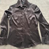Camicia donna elegante raso come nuova taglia S