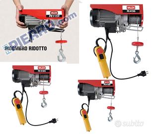 Paranco elettrico 100 400 kg 12 17 mt montacarichi