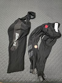 Salopette invernale lunga ciclismo Castelli Santin