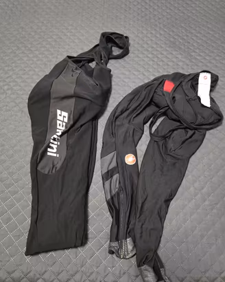 Salopette invernale lunga ciclismo Castelli Santin