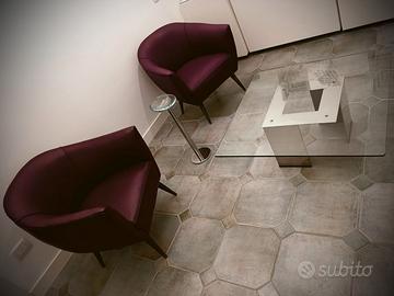 Coppia poltroncine anni '60 vintage