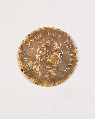Jeton Luigi XVIII Optimo Principi inizio XIX° seco