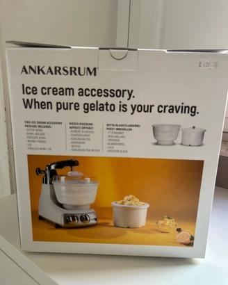 Gelatiera Ankarsrum Assistent – Usata UNA volta