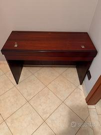 Mobile legno con doppio specchio vintage