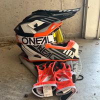 Casco + Mascherina O’Neal TAGLIA L