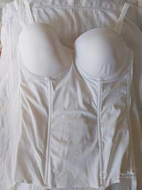 Corpetto bianco semi rigido nuovo 