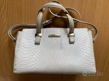Borsa Roccobarocco ecopelle bianca